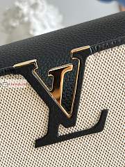 Louis Vuitton Capucines MM Canvas/Leather Black M59872 31.5x20x11cm - 3