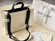 Givenchy Medium G Tote Shopping Bag In Canvas White 37x13x26cm - 6
