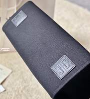Givenchy Medium G Tote Shopping Bag In Canvas Black 37x13x26cm - 5