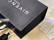 Givenchy Medium G Tote Shopping Bag In Canvas Black 37x13x26cm - 3