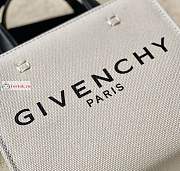 Givenchy Mini G Tote Shopping Bag In Canvas White 19x8x16cm - 4