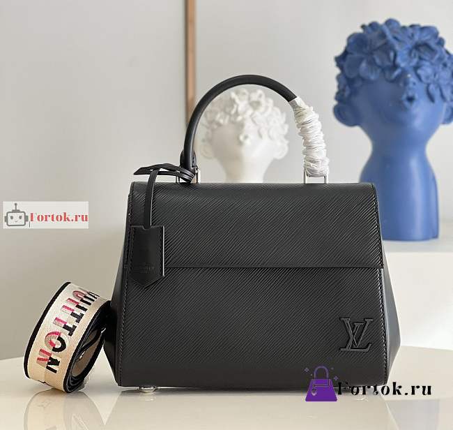 Louis Vuitton Cluny BB Epi Leather Black M59134 28 x 20 x 10 cm - 1