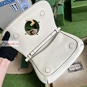 Gucci Blondie Shoulder Bag In Leather White 699268 28x16x4cm - 6