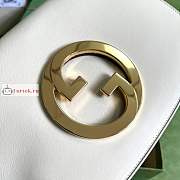 Gucci Blondie Shoulder Bag In Leather White 699268 28x16x4cm - 5