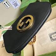 Gucci Blondie Shoulder Bag In Leather Black 699268 28x16x4cm - 3