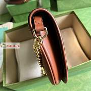 Gucci Blondie Shoulder Bag In Leather Brown 699268 28x16x4cm - 6