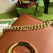 Gucci Blondie Shoulder Bag In Leather Brown 699268 28x16x4cm - 3
