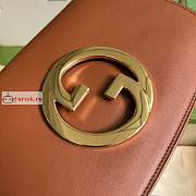 Gucci Blondie Shoulder Bag In Leather Brown 699268 28x16x4cm - 2
