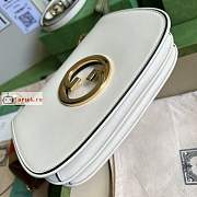 Gucci Mini Blondie Bag In Leather White 698643 22x13x5.5cm - 2