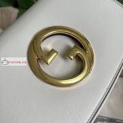 Gucci Mini Blondie Bag In Leather White 698643 22x13x5.5cm - 5