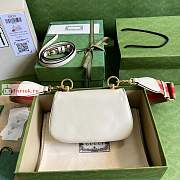 Gucci Mini Blondie Bag In Leather White 698643 22x13x5.5cm - 4