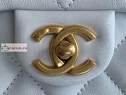 Chanel Large Flap Bag In Leather White AS3215 18x27x8cm - 2