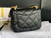 Chanel Mini Flap Bag In Leather Black AS3213 13x17x6cm - 3
