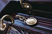 Dior Medium Lady Dior Patent Cannage Plum M0565 24×20×11cm - 4