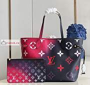 Louis Vuitton Neverfull Midnight Fuchsia M20511 31x28x14cm - 1