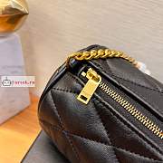 Ysl Mini Sade Tube Bag Leather Black 699703 20x10x10cm - 5