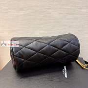 Ysl Mini Sade Tube Bag Leather Black 699703 20x10x10cm - 4