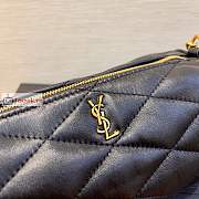Ysl Mini Sade Tube Bag Leather Black 699703 20x10x10cm - 3
