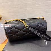 Ysl Mini Sade Tube Bag Leather Black 699703 20x10x10cm - 2
