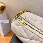 Ysl Mini Sade Tube Bag Leather White 699703 20x10x10cm - 4