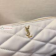 Ysl Mini Sade Tube Bag Leather White 699703 20x10x10cm - 2