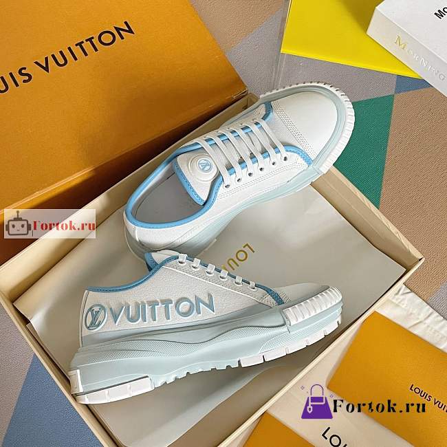 Louis Vuitton Squad Sneaker Blue 1AACWG - 1