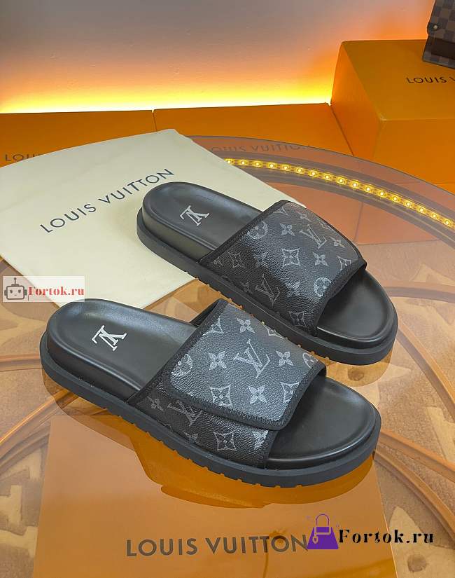 Louis Vuitton Miami Mule Black /Brown 1A9Z60 - 1