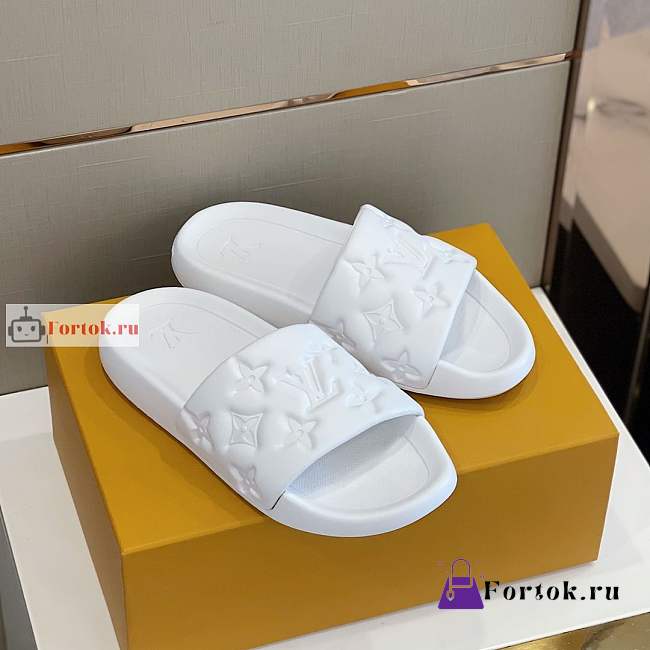 Louis Vuitton Waterfront Mule White 1A9FK5 - 1