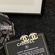 Chanel CC Logo With Pearl In Gold-tone Earrings - 2