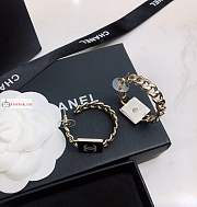 Chanel Black Square Earrings - 6