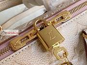 Louis Vuitton Speedy Bandouliere 20 Sprayed Beige M46163 20.5x13.5x12cm - 6