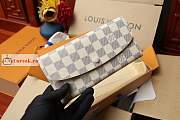 Louis Vuitton Emilie Wallet Damier Canvas N41625 19x10cm - 4