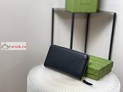 Gucci Diana Continental Wallet Leather Black 658634 19x10cm - 3