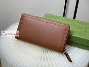 Gucci Diana Continental Wallet Leather Brown 658634 19x10cm - 2