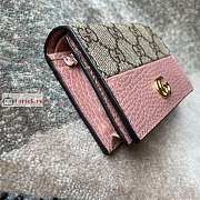 Gucci GG Marmont Card Wallet Pink 658610 11x9x3cm - 5