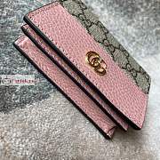 Gucci GG Marmont Card Wallet Pink 658610 11x9x3cm - 3