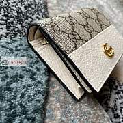 Gucci GG Marmont Card Wallet White 658610 11x9x3cm - 4