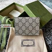 Gucci GG Marmont Card Wallet White 658610 11x9x3cm - 2