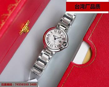 Cartier Balloon Automatic Silver 