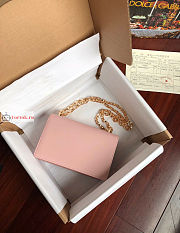 Dolce & Gabbana Nappa DG Girls Bag In Leather Light Pink 21x14.5x3cm - 3