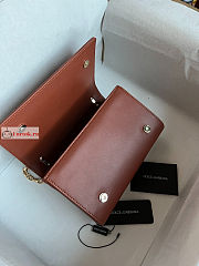 Dolce & Gabbana Nappa DG Girls Bag In Leather Brown 21x14.5x3cm - 2