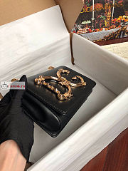 Dolce & Gabbana Nappa DG Girls Bag In Leather Black 21x14.5x3cm - 4