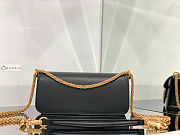 Valentino Loco Garavani Shoulder Bag In Leather Black 27x13x6cm - 4