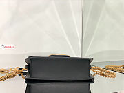 Valentino Loco Garavani Shoulder Bag In Leather Black 27x13x6cm - 5