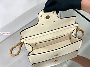 Valentino Loco Garavani Shoulder Bag In Leather White 27x13x6cm - 5