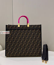 Fendace Large Sunshine Tote Bag Gold Baroque 1A04635 41x21.5x35cm - 6
