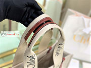 Chloe Medium Woody Tote Bag Brown 37x26x12cm - 2