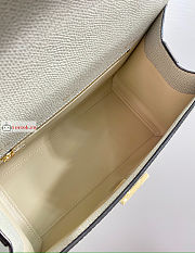 Valextra Medium Iside Bag Leather White 12x20x26cm - 5