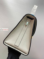 Valextra Medium Iside Bag Leather White 12x20x26cm - 4