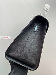 Valextra Medium Iside Bag Leather Black 12x20x26cm - 4